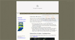 Desktop Screenshot of indianarivers.com